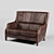 Chic Chelsea Double Sofa 3D model small image 1