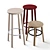 Redefining Simplicity: Mattiazzi's Solo Stools 3D model small image 1