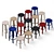 Redefining Simplicity: Mattiazzi's Solo Stools 3D model small image 2