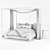 Elegant Canopy Bed 3D model small image 2