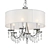 Glamour Chrome Chandelier: Hampton 5 3D model small image 1
