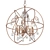 Glimmering Crystal Sphere Chandelier 3D model small image 1