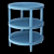 Elegant Rattan Side Table: Cocoa 3D model small image 3