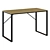 Sleek Talbot Desk 120x60 3D model small image 1