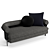 Elegant Minotti Mattia Lounge Sofa 3D model small image 2