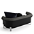 Elegant Minotti Mattia Lounge Sofa 3D model small image 3