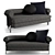 Elegant Minotti Mattia Lounge Sofa 3D model small image 6