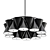 Elegant Legato Chandelier L 3D model small image 1