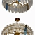 Rissa-b R Glass Petal Chandelier 3D model small image 4