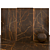 Dark Golden Laurent: Luxe Marble Tiles 3D model small image 1