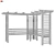 Garden Sanctuary: Pergola Bench 3D model small image 3