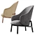 Modern Comfort Armchair: Norte 3D model small image 2