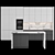 Sleek Kitchen 19: Modern, Millimeter Units 3D model small image 1