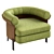 Matia Armchair: Luxurious Comfort and Style 3D model small image 3