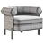 Matia Armchair: Luxurious Comfort and Style 3D model small image 5