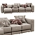 Modern Lewis Sofa: Montauksofa Excellence 3D model small image 3