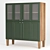 Andersen Green Sideboard 110cm - Stylish and Functional 3D model small image 2