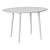 White Oval Oakland Table 3D model small image 3