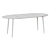 White Oval Oakland Table 3D model small image 4