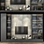 Modern TV Wall Set 0177 3D model small image 1