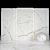 Elegant Gold Calacatta Marble 3D model small image 1