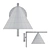 Ethereal Metal Cone Lamp 3D model small image 3