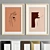 Modern Art Frame A82 - Wood and Metal Frames 3D model small image 4