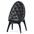 Anthology High Back Armchair 3D model small image 2