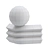 Sleek Lychee Lamp: Soft Geometry 3D model small image 2
