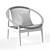 Elegant Frida Lounge Chair: Stylish Comfort for Any Space 3D model small image 4