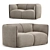 Modern Italian Design Mia Sofa 3D model small image 2