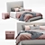 Sleek Modern Bed with Contemporary Design 3D model small image 2