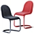 Robust Steel Chair: Desalto 3D model small image 6