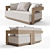 62 Milano Modern Sofa: Restoration Hardware, Coronoa Render 3D model small image 1