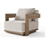 Restoration Hardware Milano Lounge Chair 3D model small image 3