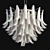Mazzega Murano Pink Lattimo Chandelier 3D model small image 1