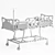 Advanced ICU Bed: Futuristic Rigged Hospital Equipment 3D model small image 4