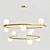 Bubble Branches Chandelier: Elegant & Dimmable 3D model small image 1
