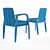 Ultimate Comfort: Ulisse Armchair 3D model small image 5