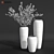 Elegant Flower Pot Bouquet 3D model small image 5
