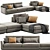 Horn Ellington Modern Sectional Sofa 3D model small image 1