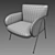 Relaxation Master: Stylish Leisure Chair 3D model small image 4