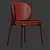 Elegant Elisa Wingback Chair 3D model small image 5