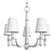 Elegant Dayton Chandelier 3D model small image 2