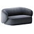 Sleek Swell Sofa by Grado 3D model small image 2