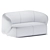 Sleek Swell Sofa by Grado 3D model small image 3