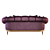 Roberto Giovannini Neoclassical Italian Sofa 3D model small image 4