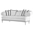 Roberto Giovannini Neoclassical Italian Sofa 3D model small image 5