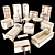 Mini Plywood Dollhouse Kit 3D model small image 3