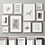 Versatile 10-Piece Picture Frame Set 3D model small image 2